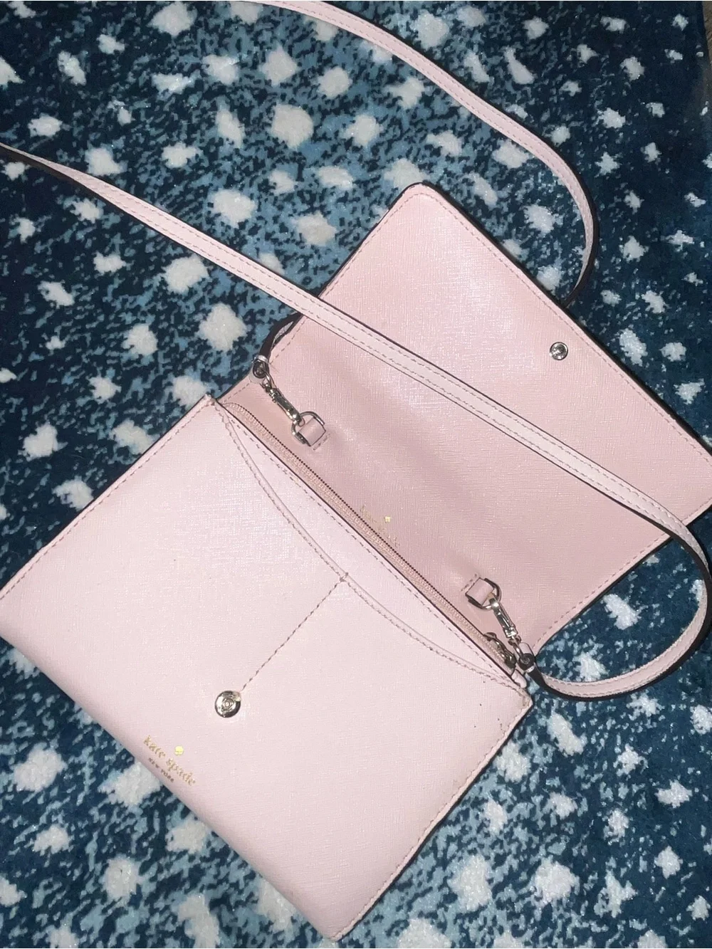 kate spade Pale Pink Stud-Accent Crossbody Bag